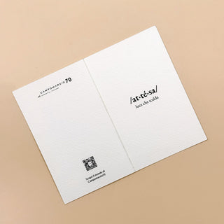 Attesa Illustrated Greeting Card - Color G x Campomarzio70