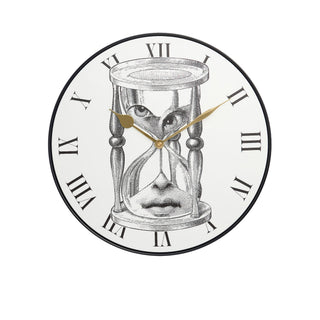 Wall Clock Tema e Variazioni n.184 B/N - Fornasetti