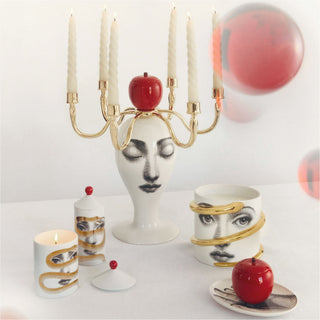 POCO DOPO Candela Decoro Peccato Originale Fragranza Frutto Proibito - Fornasetti