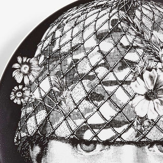 Piatto Tema e Variazioni N.384 B/N - Fornasetti