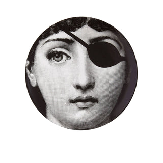 Piatto Tema e Variazioni N.8 B/N - Fornasetti