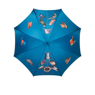 Ombrello con manico Cappelli multicolore - Fornasetti - Campomarzio70