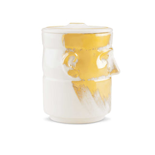 Porta Candela Il Seguace White/Gold - Ginori