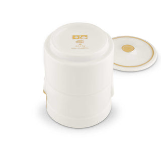 Porta Candela Il Seguace White/Gold - Ginori