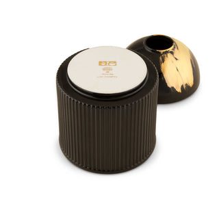Porta Diffusore L'Amazzone Charcoal/Gold - Ginori