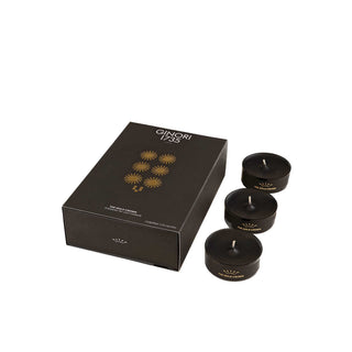 Set Tealight Candles The Gold Crown Refill - Ginori
