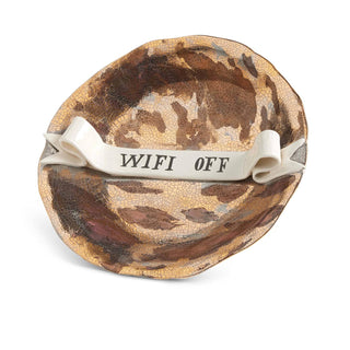 Ruan Hoffman Plate With Ribbon Wifi Off - L'Objet