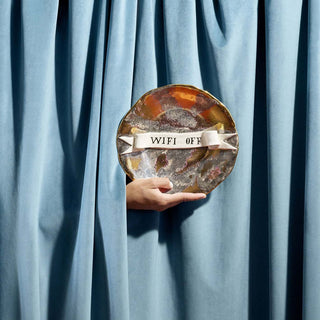 Ruan Hoffman Plate With Ribbon Wifi Off - L'Objet