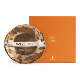 Ruan Hoffman Plate With Ribbon Wifi Off - L'Objet