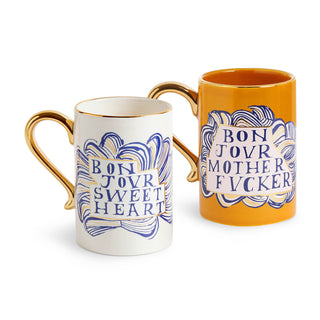 Ruan Hoffman Sweet Heart + Mother Fucker Mugs (Set di 2) - L'Objet