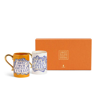 Ruan Hoffman Sweet Heart + Mother Fucker Mugs (Set of 2) - L'Objet