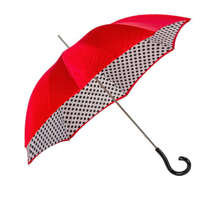 Ombrello Rosso Acceso A Pois - Pasotti