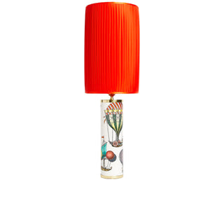 Paralume Cilindrico Plissé Rosso - Fornasetti - Campomarzio70