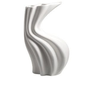 Vaso Sinuo Bianco Lucido - Niccolò Poggi Firenze - Campomarzio70