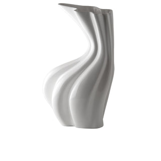 Vaso Sinuo Bianco Lucido - Niccolò Poggi Firenze - Campomarzio70