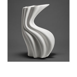 Vaso Sinuo Bianco Lucido - Niccolò Poggi Firenze - Campomarzio70